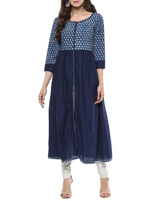 women's flared kurta - 13269322 - Very Small Image - 1