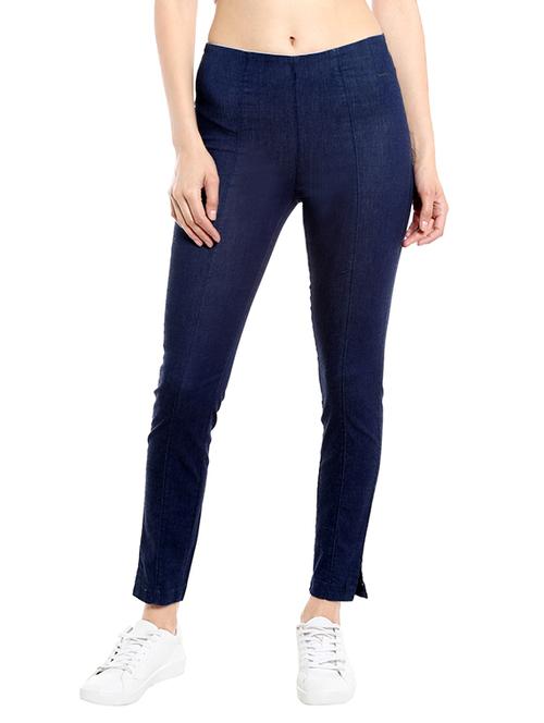 navy blue denim jeggings - 13269618 - Very Small Image - 1