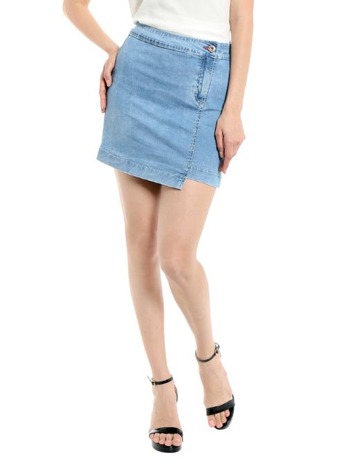 light blue denim skirt - 13269627 - Very Small Image - 1