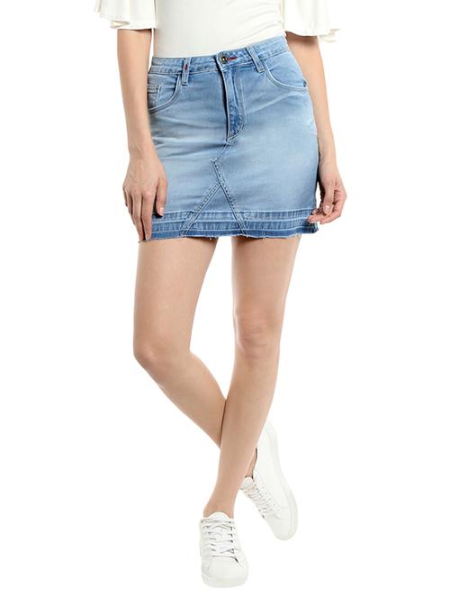 light blue denim skirt - 13269629 - Very Small Image - 1