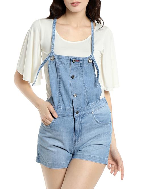 light blue cotton dungree - 13269639 - Very Small Image - 1