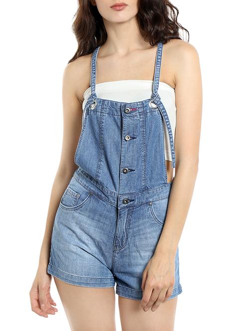 blue cotton dungree - 13269640 - Very Small Image - 1