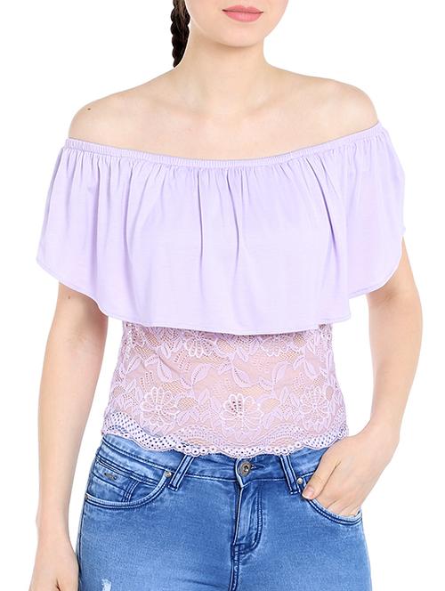 light purple viscose top - 13269654 - Very Small Image - 1