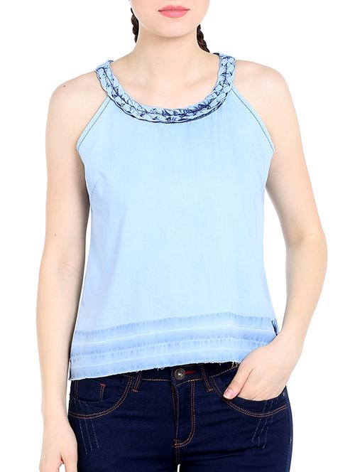 light blue cotton top - 13269723 - Very Small Image - 1