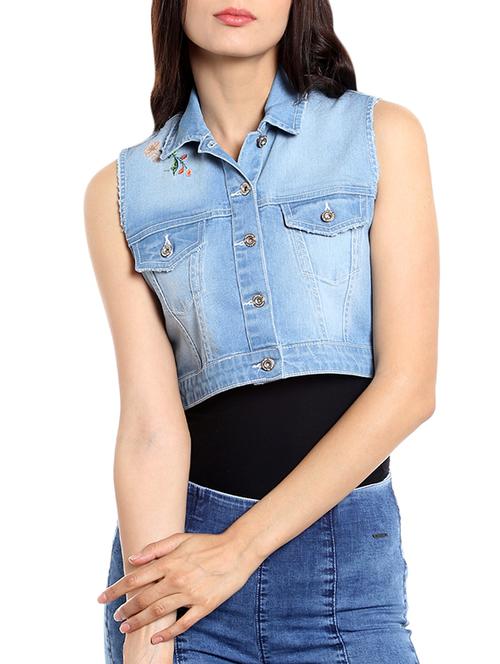 light blue denim jacket - 13269736 - Very Small Image - 1