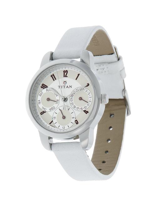 titan youth analog silver dial women's watch - ne2481sl03 - 13271442 - Very Small Image - 1