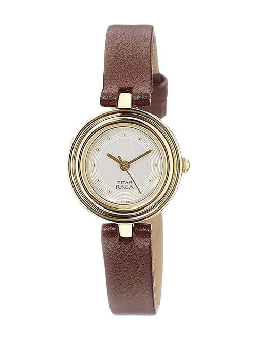 titan raga analog multi-color dial women's watch - nd2498yl01 - 13271496 - Very Small Image - 1