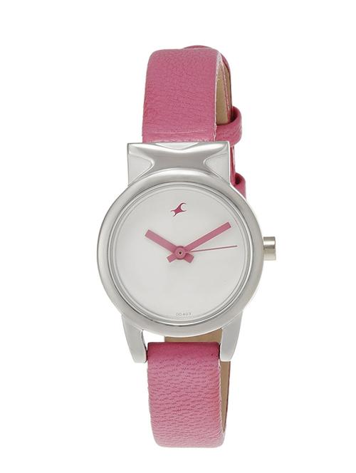 fastrack fits and forms analog white dial women's watch - 6088sl01 - 13271576 - Very Small Image - 1