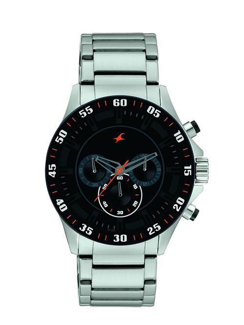 fastrack analog black dial men's watch - 3072sm04 - 13271685 - Very Small Image - 1