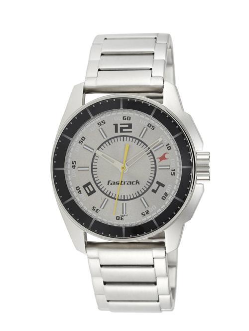 fastrack black magic analog silver dial men's watch - ne3089sm02 - 13271708 - Very Small Image - 1