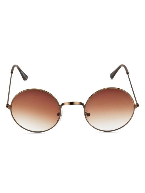 brown metallic round sunglasses - 1327290 - Very Small Image - 1