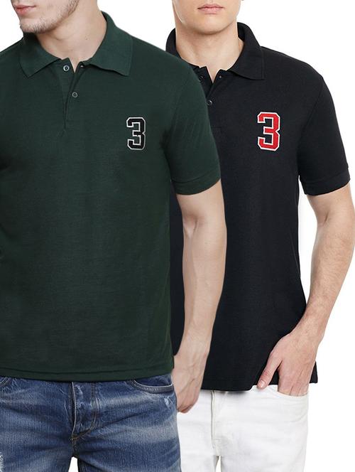 multi colored cotton t-shirt (set of 2) - 13274494 - Very Small Image - 1
