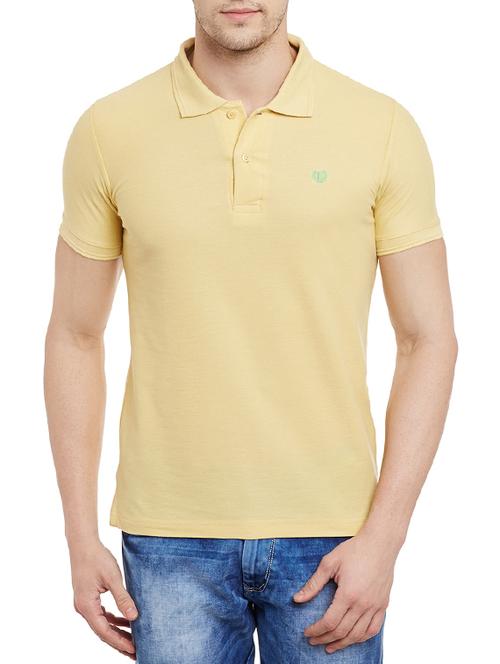 yellow cotton tshirt - 13274532 - Very Small Image - 1