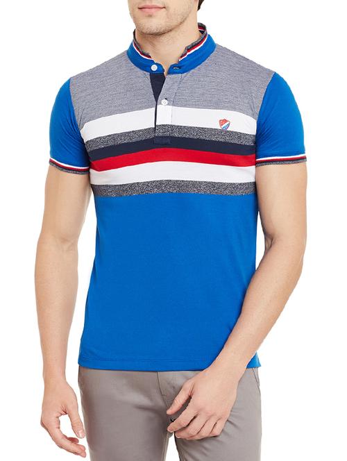 blue cotton tshirt - 13274540 - Very Small Image - 1