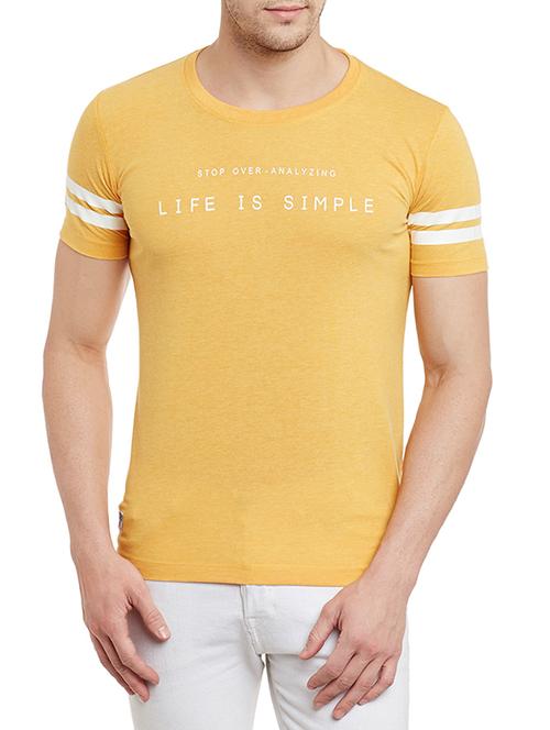 yellow cotton tshirt - 13274565 - Very Small Image - 1
