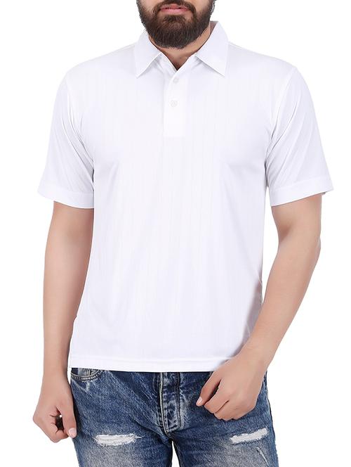 white polyester tshirt - 13274800 - Very Small Image - 1