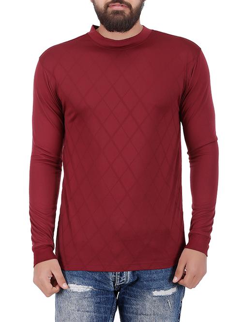 red polyester t-shirt - 13274829 - Very Small Image - 1