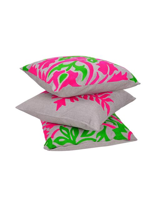 reme set of 3 silk cushion cover - 13276068 - Very Small Image - 1
