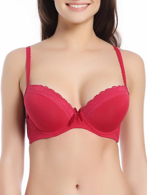 red nylon bra - 13277897 - Very Small Image - 1