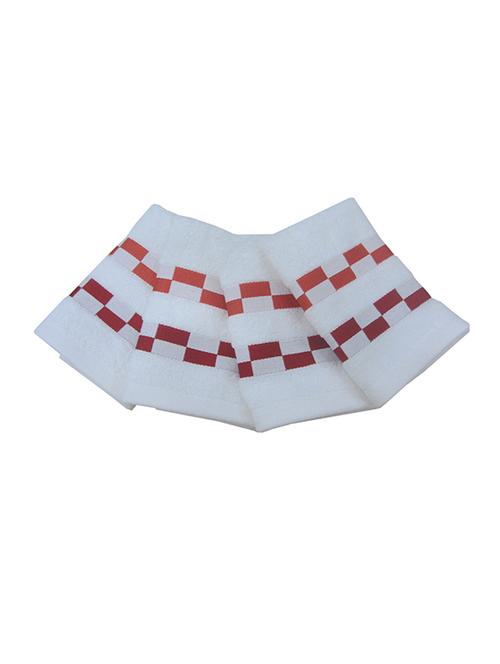 bianca 100 % cotton face towel (set of 4) - 13278640 - Very Small Image - 1