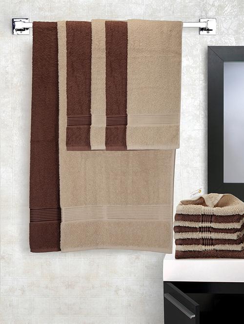bianca 14 pc set(2 bath towel+ 4 hand towel + 8 face towel)( 100% cotton) - 13278814 - Very Small Image - 1