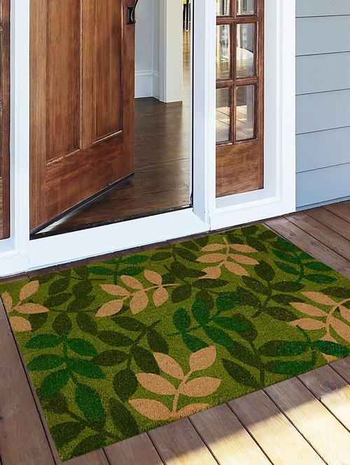saral home decorative heavy duty coir mat - 13279603 - Very Small Image - 1
