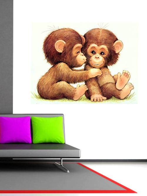 impression wall sweet baby monkey poster - 13282831 - Very Small Image - 1