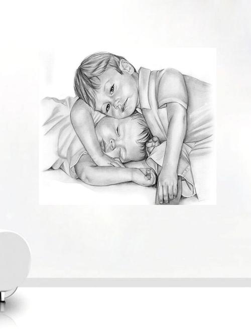 impression wall cute baby love poster - 13282833 - Very Small Image - 1