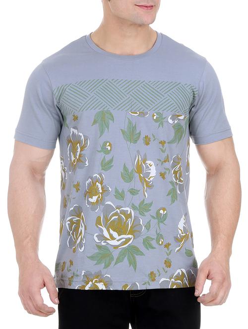 grey cotton t-shirt - 13283477 - Very Small Image - 1
