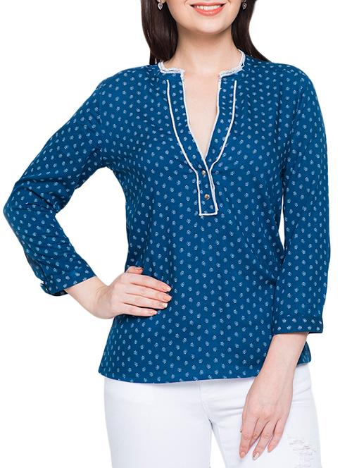blue regular top - 13286112 - Very Small Image - 1