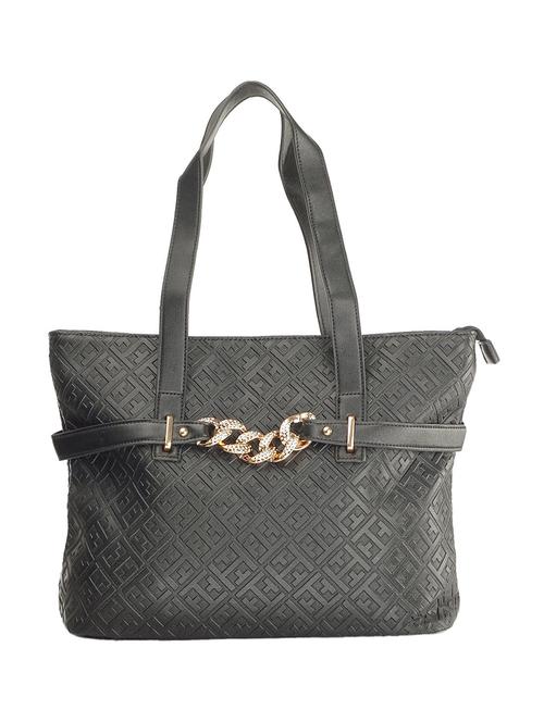 black leatherette handbag - 13286600 - Very Small Image - 1