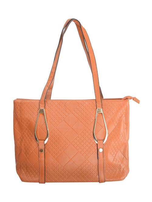tan leatherette handbag - 13286617 - Very Small Image - 1
