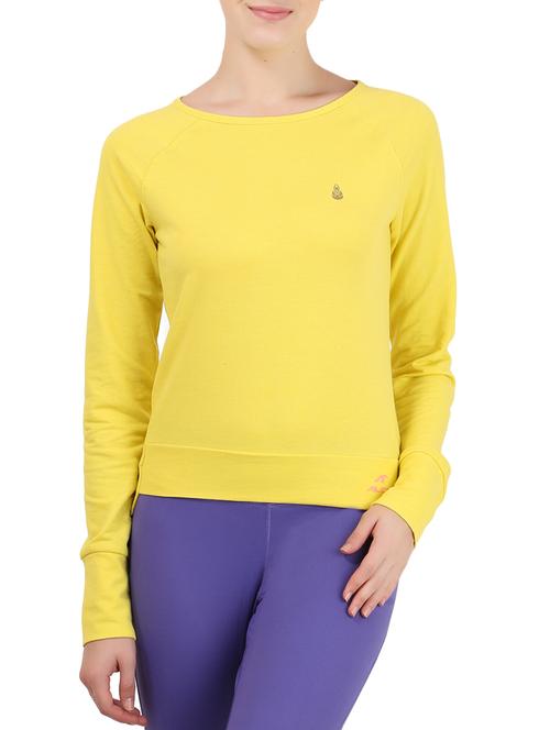 yellow cotton regular top - 13286786 - Very Small Image - 1