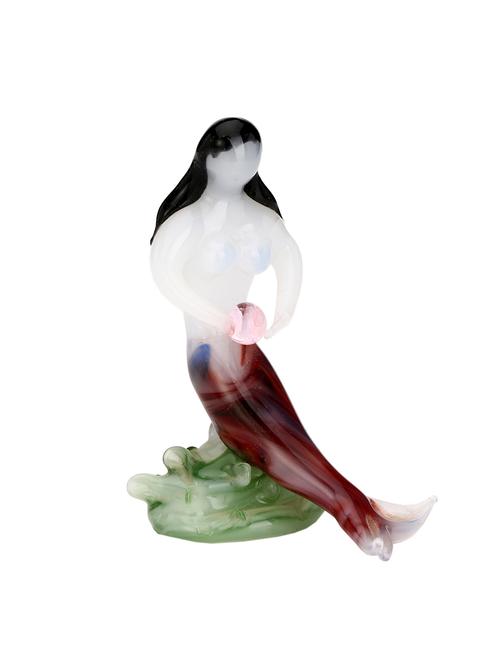 lakshya lovely crystal sea fairy sitting statue - 13288487 - Very Small Image - 1