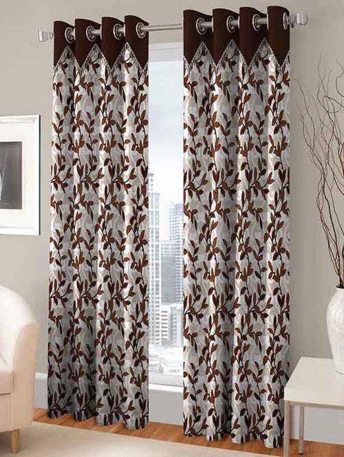 home fantasy polyester door curtain-2 pcs - 13289223 - Very Small Image - 1
