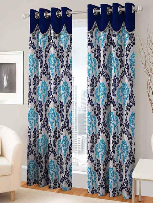 home fantasy polyester door curtain-2 pcs - 13289225 - Very Small Image - 1