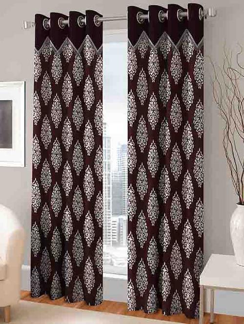 home fantasy polyester door curtain-2 pcs - 13289229 - Very Small Image - 1