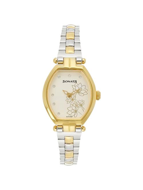 sonata wedding analog silver dial women's watch - 8083bm01 - 13291896 - Very Small Image - 1