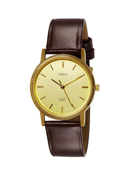 timex classics analog gold dial men's watch - a301 - 13292335 - Very Small Image - 1