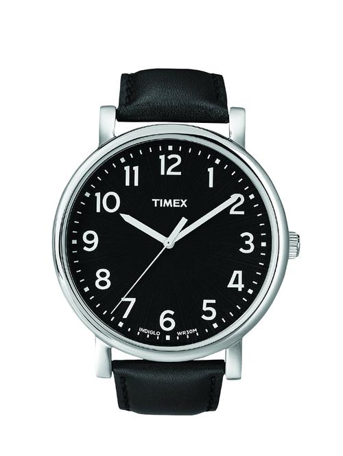 timex fashion analog black dial men's watch - t2n339 - 13292387 - Very Small Image - 1