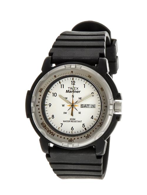timex sports analog white dial men's watch - mh24 - 13292456 - Very Small Image - 1