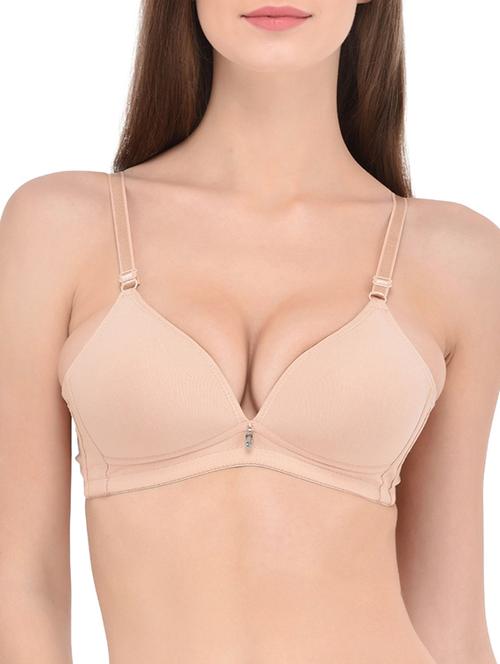 beige cotton bra - 13293242 - Very Small Image - 1