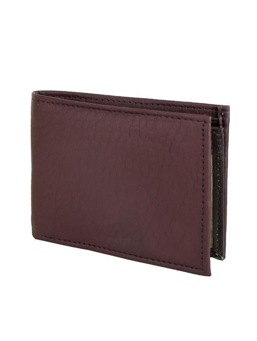 brown leatherette wallet - 13296301 - Very Small Image - 1