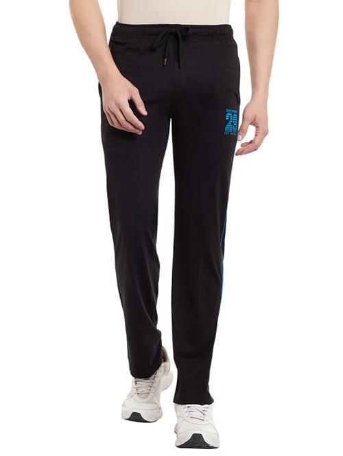 black cotton full length track pant - 13296804 - Very Small Image - 1