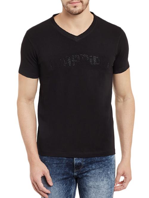 black cotton tshirt - 13296809 - Very Small Image - 1