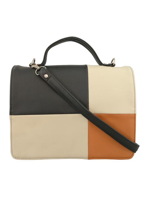 multi colored leatherette sling bag - 13303436 - Very Small Image - 1