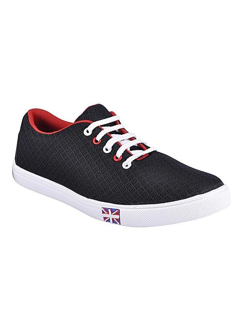 black Mesh lace up sneaker - 13304896 - Very Small Image - 1