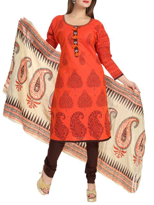 orange cotton blend set - 13305975 - Very Small Image - 1