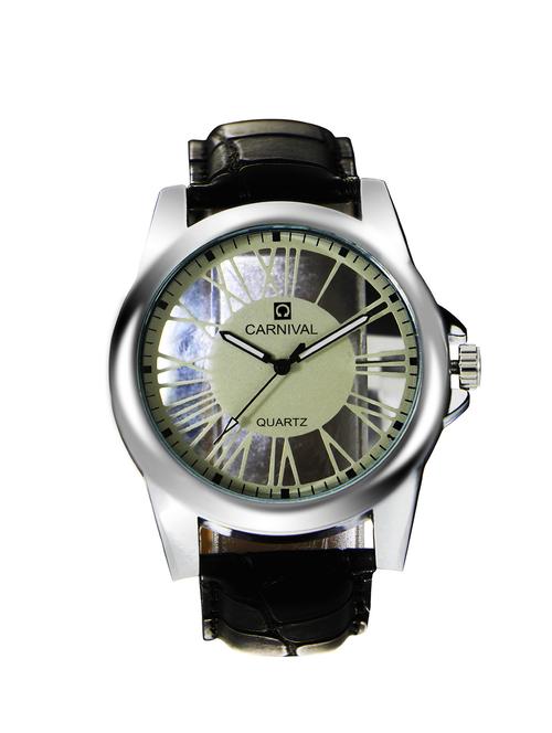 carnival analog leather watch for men-c0033lm02 - 13307978 - Very Small Image - 1
