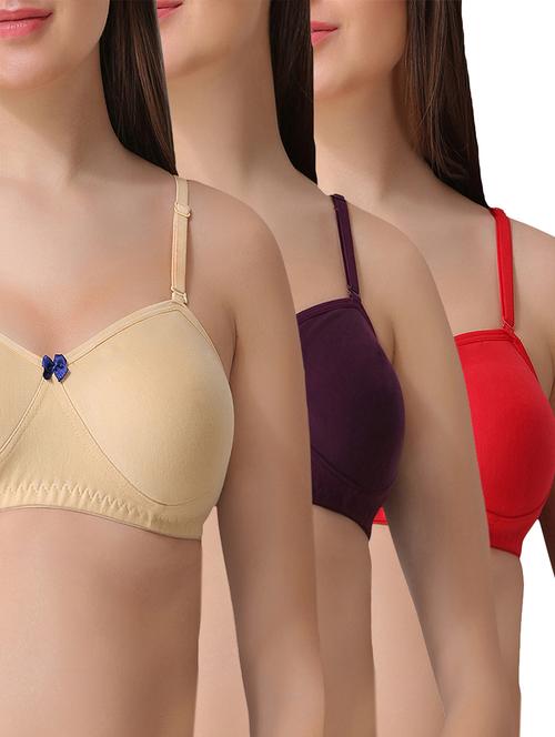 set of 3 detachable strap bra - 13308003 - Very Small Image - 1